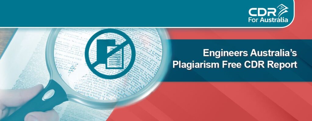 Engineers Australia Plagiarism Free CDR Report