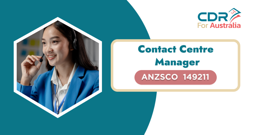 Call or Contact Centre Manager ANZSCO Code: 149211